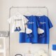 亲子装 短袖 夏季 全家装 t恤一家三口洋气婴儿百天2023新款 不一样