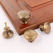 中式 纯铜圆球形拉手室内外家用卧室房门包厢门执手仿古移门拉手