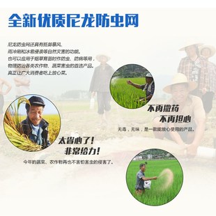 大棚防虫网 园艺蔬菜农用加密防虫网罩花盆垫底阳台纱网防蝇网