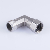 4分接头内丝活接不锈钢直角弯头管件热水器转换水管自来水配件通