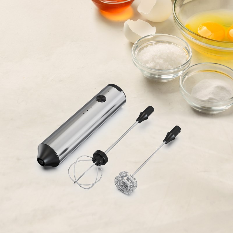Cliton 电动打奶泡器咖啡打泡器家用迷你奶泡机牛奶搅拌器手持款图片