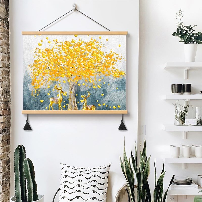 电表箱装饰画免打孔现代简约客厅玄关电表盒电闸箱遮挡配电箱挂画,家居饰品,现代装饰画,淘宝优惠券,粉丝福利购,淘宝优惠卷