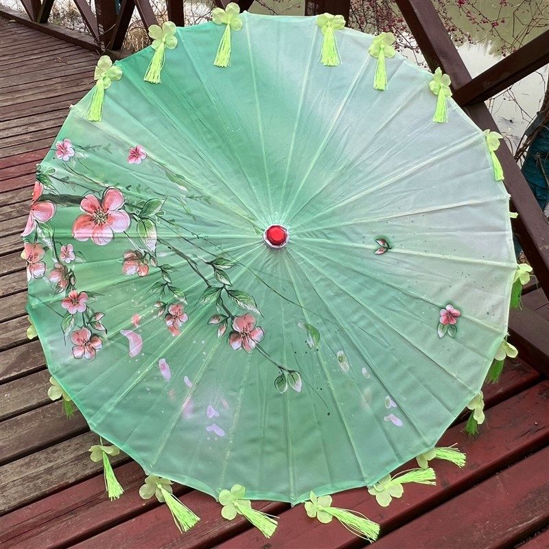 古典舞蹈专用伞中国风古装汉服儿童花伞紫色油纸伞古风道具跳舞伞,家居饰品,工艺伞,淘宝优惠券,粉丝福利购,淘宝优惠卷