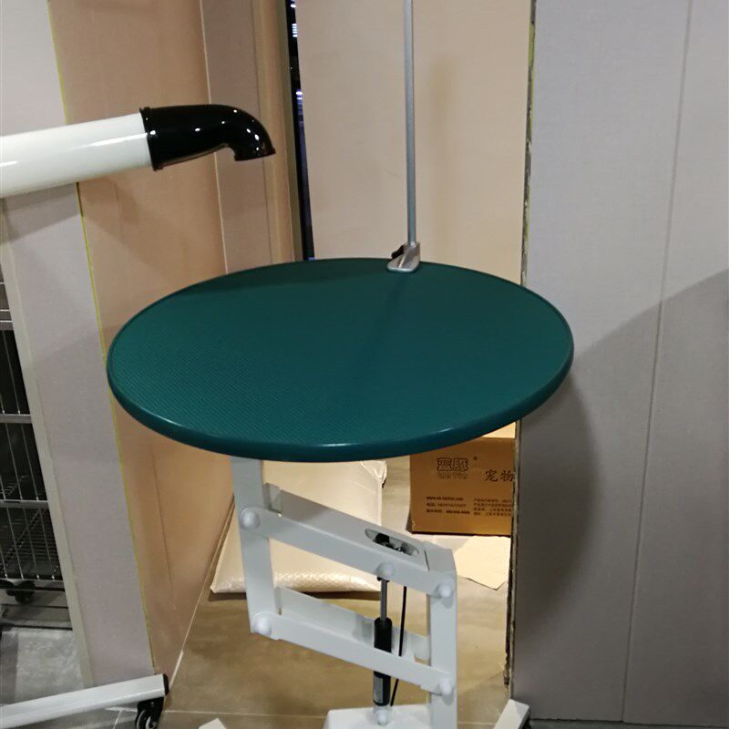 启端831宠物泰迪猫狗美容造型气动升降旋转圆桌美容台美容桌方桌