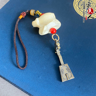 嘎拉哈挂件蒙古元素羊拐骨汽车挂件男女民族风揹包个性挂饰钥匙扣