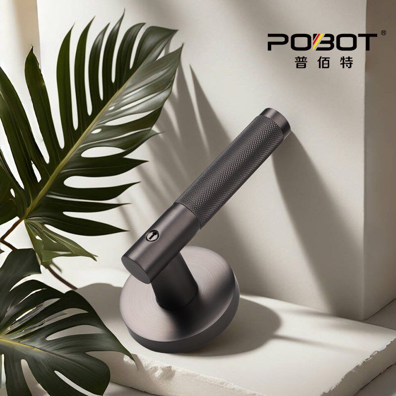 复古门锁室内三杆执手锁卧室房间磁吸锁黄古铜球形门锁通用型把手