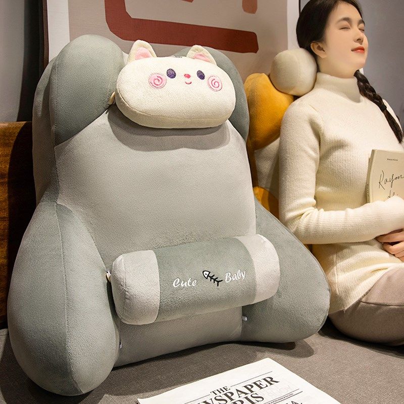 升级款床头软包护腰靠垫沙发学生宿舍枕头老人床上靠枕玩手机看书,居家布艺,床头靠垫,淘宝优惠券,粉丝福利购,淘宝优惠卷