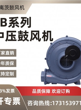TB125-3 2.2KW380V中压鼓风机 透浦式中压风机 吹膜机用离心风机