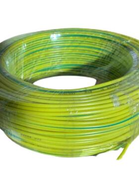 国家标准全铜黄绿色双色接地线Bvr1/1.5/2.5/4/6方多股软静电接地