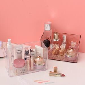 面膜收纳盒吸壁式痕贴化妆品收纳盒浴室梳妆台透明化妆盒