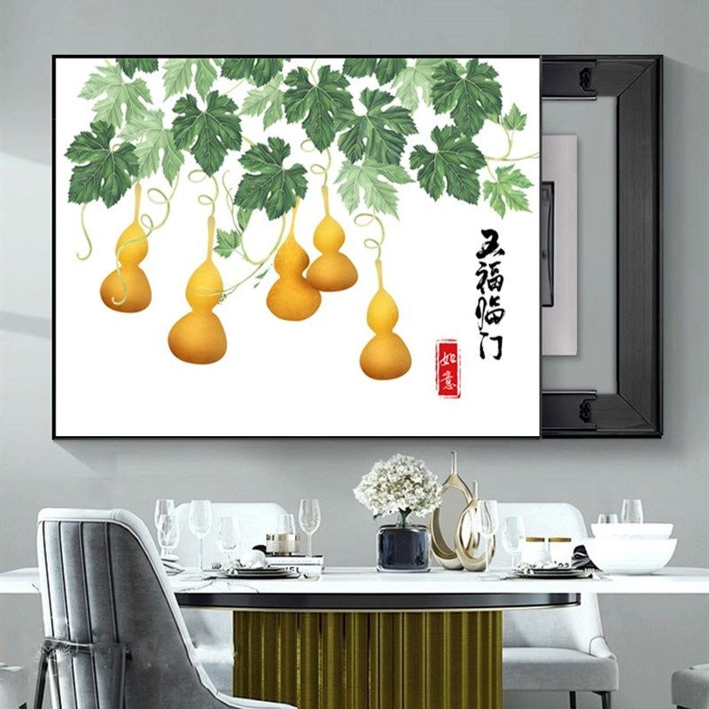 电表箱装饰画可推拉遮挡电源总开关弱电闸配电箱装饰盒简约免打孔,家居饰品,现代装饰画,淘宝优惠券,粉丝福利购,淘宝优惠卷