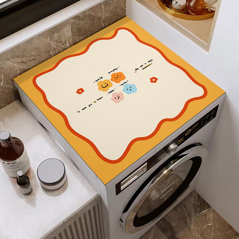 粉玫瑰牀头柜罩垫防水防尘滚筒式洗衣机垫冰箱牀包垫皮革垫盖布,居家布艺,洗衣机罩,淘宝优惠券,粉丝福利购,淘宝优惠卷