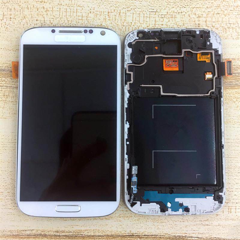 S4屏幕总成i9502i9505 i9506 i9515手机内外显示屏总成带框i9500