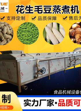 工厂用果蔬LWA煮漂烫机花蒸鲜食玉米预煮漂烫冷却流水线菜漂烫杀