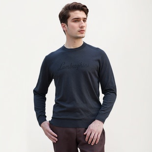 《小雀斑专属》精纺长袖绵羊毛针织衫男士可机洗羊毛衫BM153