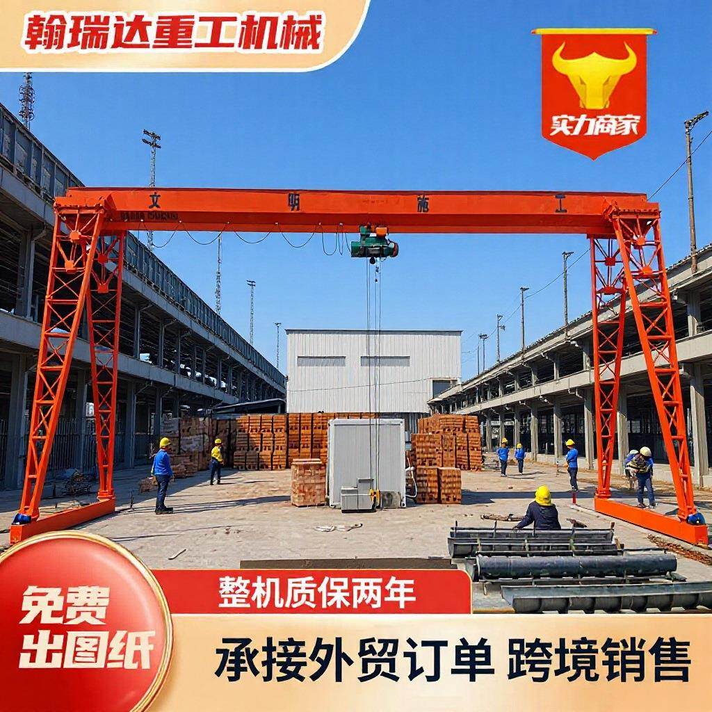 单梁龙门吊起重机室外作业大吨位门式起重机10吨20吨0吨龙门吊,搬运/仓储/物流设备,其他起重搬运设备,淘宝优惠券,粉丝福利购,淘宝优惠卷