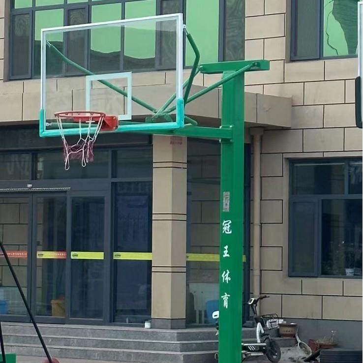 家用地埋篮球架钢化玻璃篮板静电喷塑工艺固定地埋户外美式篮球架,运动/瑜伽/健身/球迷用品,篮球架/篮球框,淘宝优惠券,粉丝福利购,淘宝优惠卷