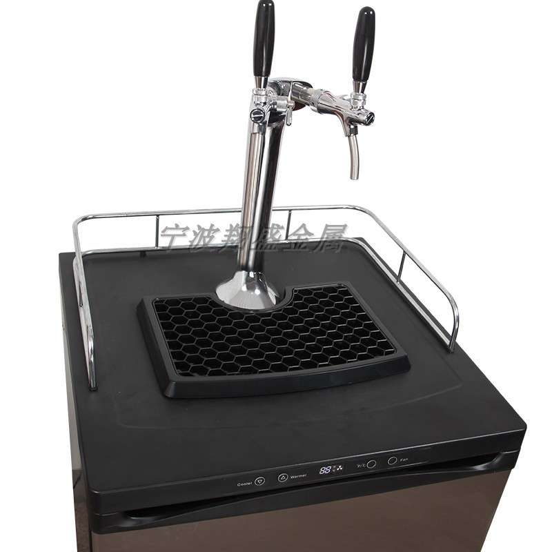 商用双头精酿啤酒机扎啤售酒机制冷机生啤机kegerator 带温度调节