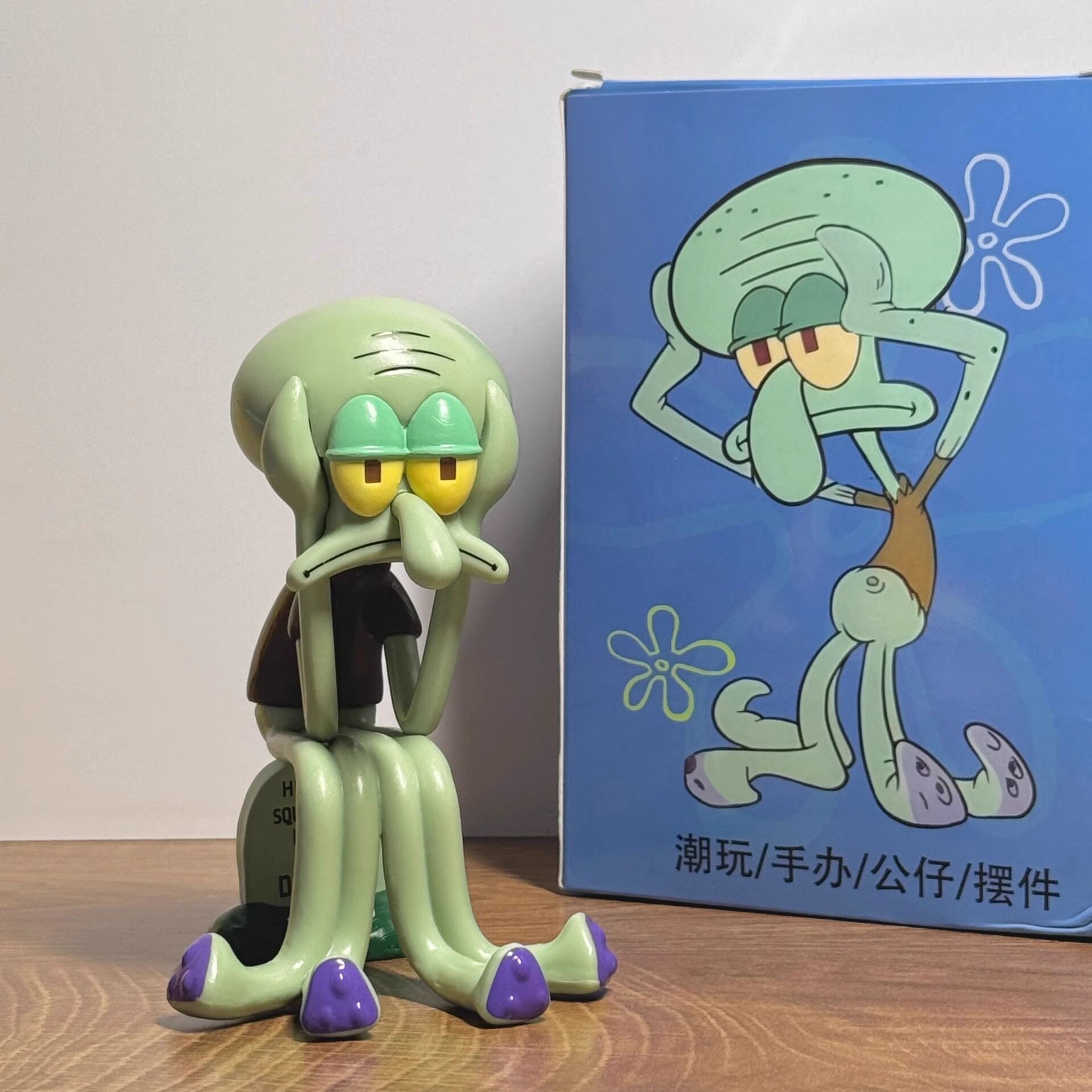 海绵宝宝章鱼哥支架模型