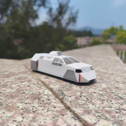 龙卷风拦截车tiv1微缩模型3D打印