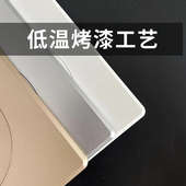 160方形堵盖粘贴盖检修下水管口装 饰遮丑墙孔洞黑色白色金银灰色