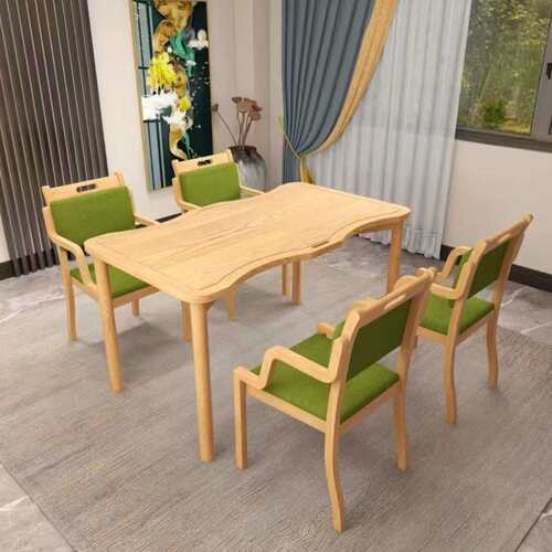 适老化桌椅养老院康养机构桌子椅子日照休闲餐桌椅适老家具
