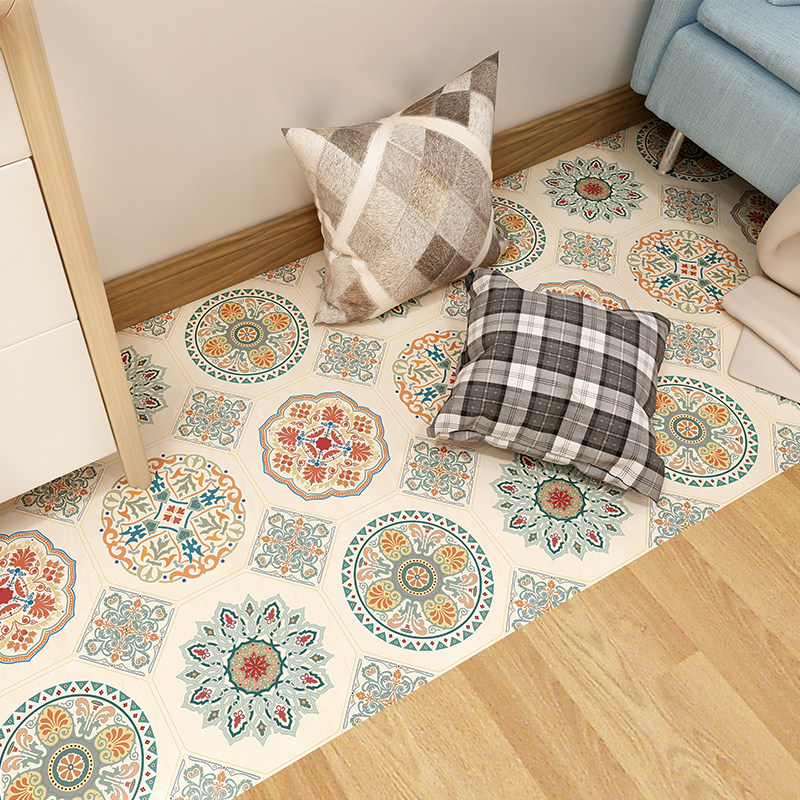 厨房地面地贴卫生间地砖贴纸防水耐磨自粘瓷砖地板浴室翻新墙贴画,家居饰品,软装墙贴,淘宝优惠券,粉丝福利购,淘宝优惠卷