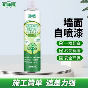 墙面自喷漆乳胶漆室内家用油漆自刷涂料修补墙膏白色墙壁去污修复