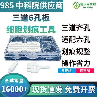 三道6孔板细胞划痕工具