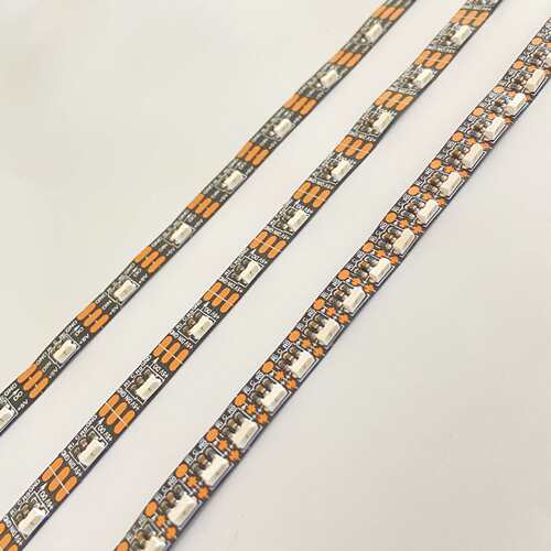 SK6812 4020 RGB侧发光幻彩灯带60灯 72灯144灯黑板裸板8mm 5V