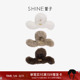 官方正品 SHINE萱子饰品甜美毛绒抓夹优雅简约发夹子新年配饰