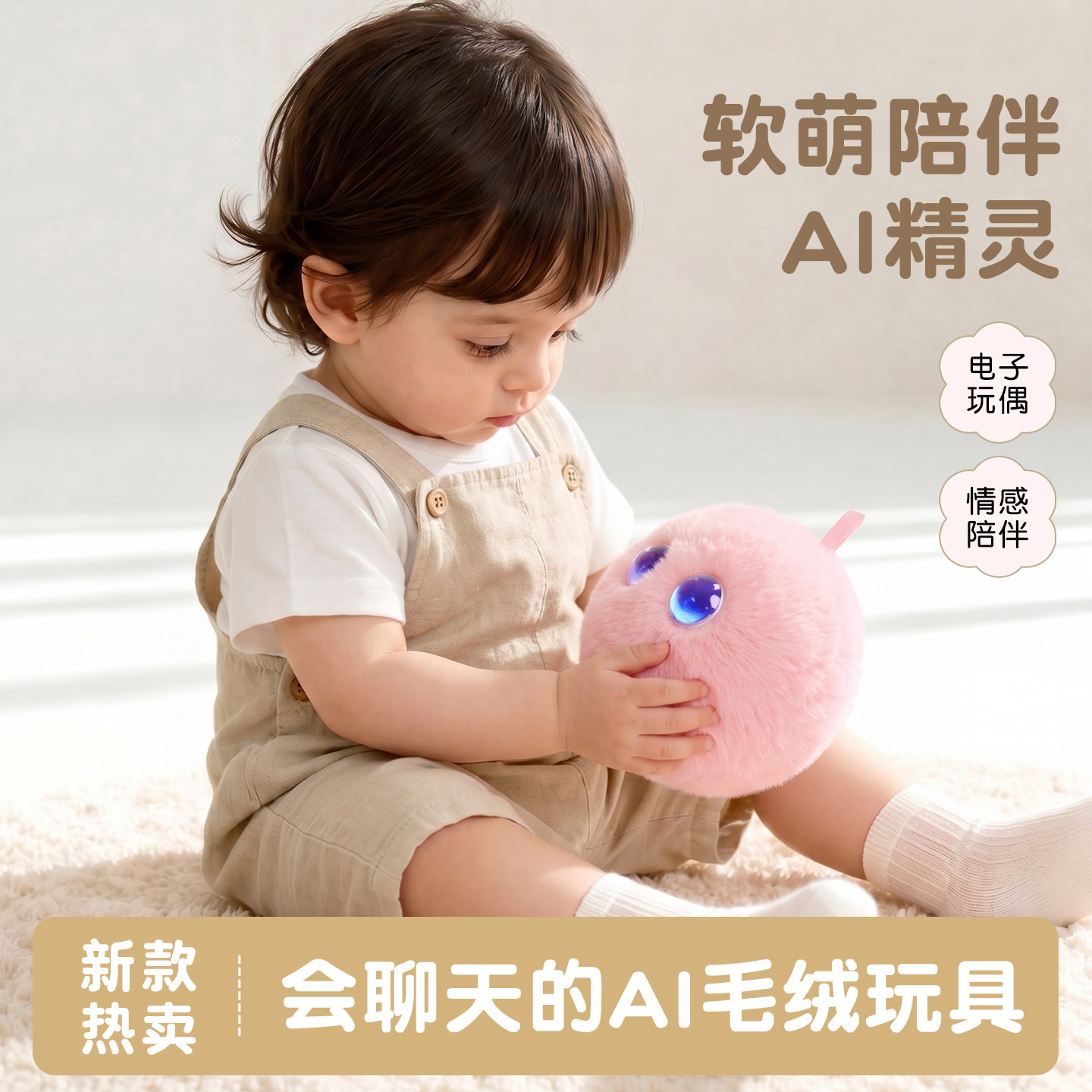 ai陪伴机器人情感毛绒电子宠物