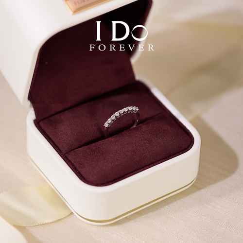 IDOForever培育钻石排钻求婚戒