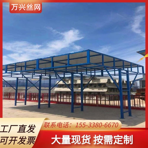 贵阳标准定型化组装钢筋加工防护棚建筑工地安全木工棚钢筋堆放架