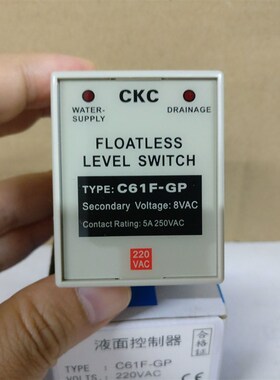 松菱电机CKC 液位控制器水位液位供水继电器 C61F-GP