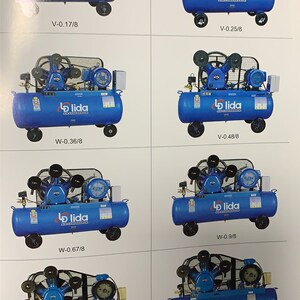 力达活塞机超豹罗威英特兰W0.9/8环消声器曲轴瓦7.5KW/10HP开关