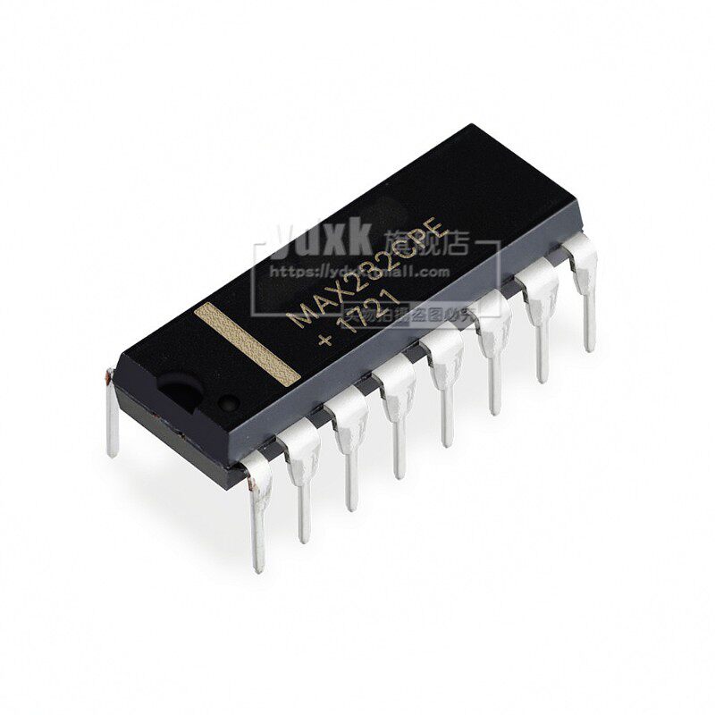 全新芯片IC MAX232CPE  MAX232 DIP16直插驱动器/接收器/收发器
