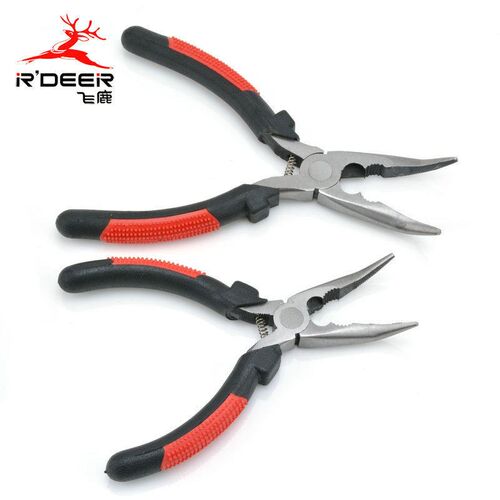 飞鹿 6英寸150mm /8英寸200mm弯咀钳 高碳钢弯嘴钳 弯口钳RT-526A