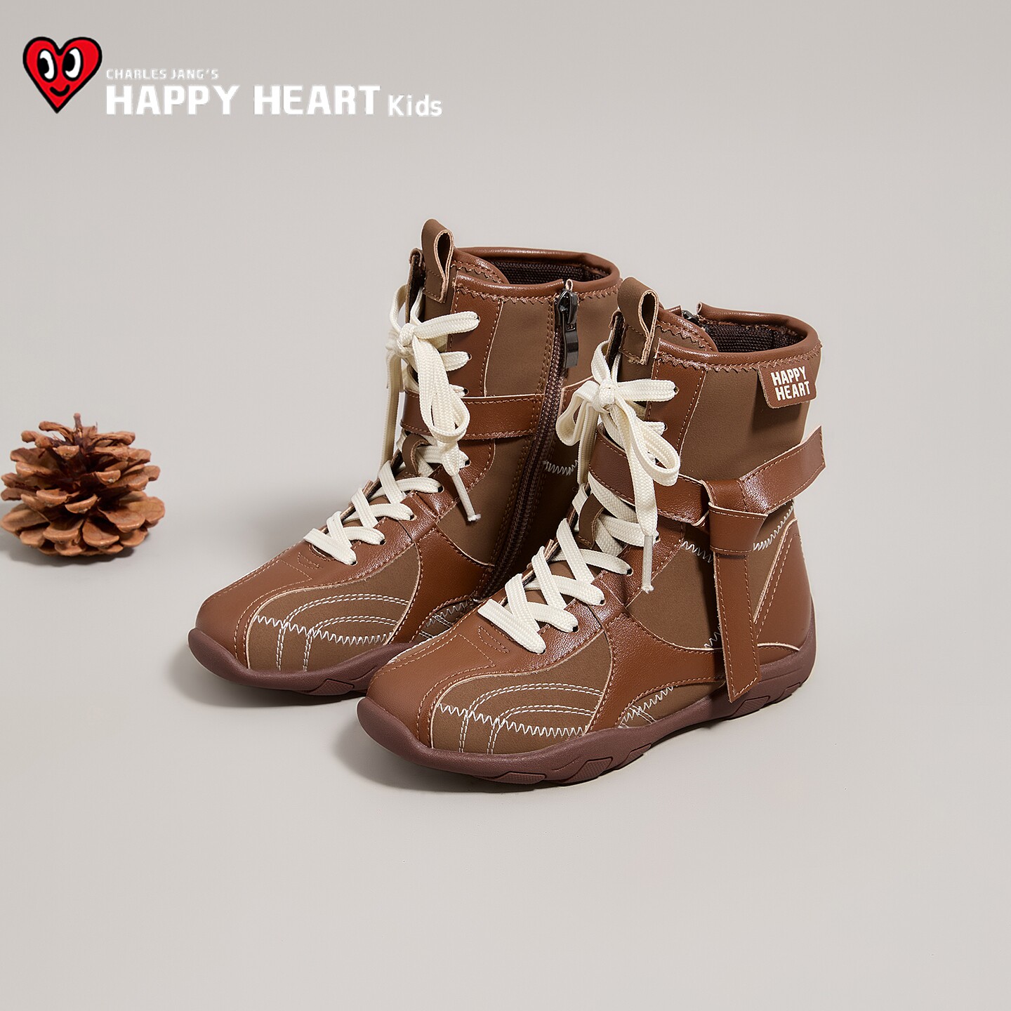 HAPPYHEART女童马丁靴时尚轻便