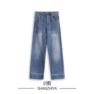 SZY 牛仔裤 高腰法棍裤 春季 女2026新款 山只鸭
