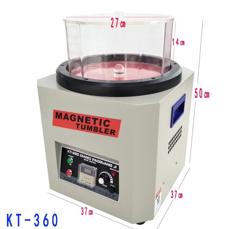 KT-360可调速磁力抛光机强磁打磨正反转打金工具首饰器材去毛刺批