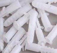 特价 塑料膨胀管6mm 膨胀螺丝胶塞 白色胶粒 菱形方型