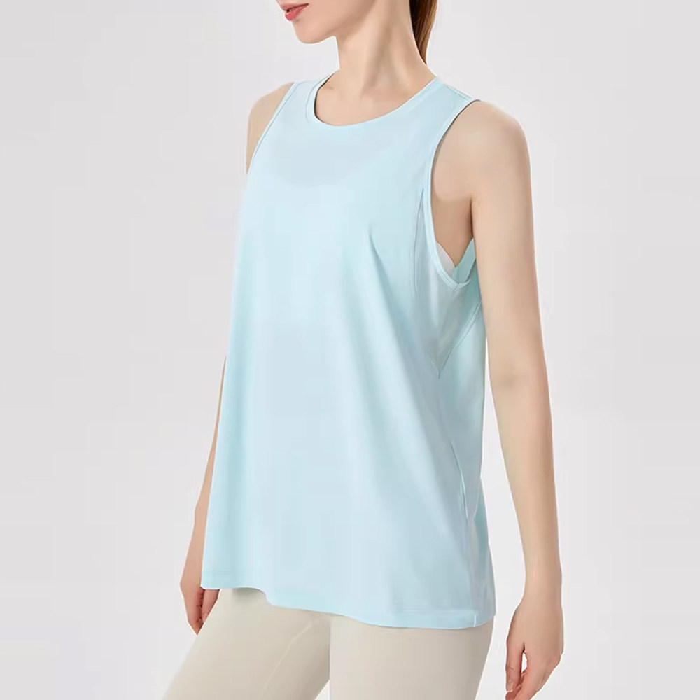 ALOUSAYOGA运动罩衫背心女夏外穿百搭宽松无袖上衣修身显瘦瑜伽服