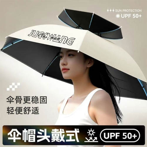 伞帽头戴式2025新款户外钓鱼采茶