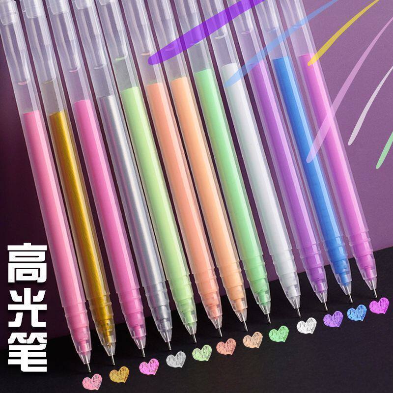 笔形点点胶批发笔型儿童手工手账胶带速干胶水学生创意彩色点胶笔