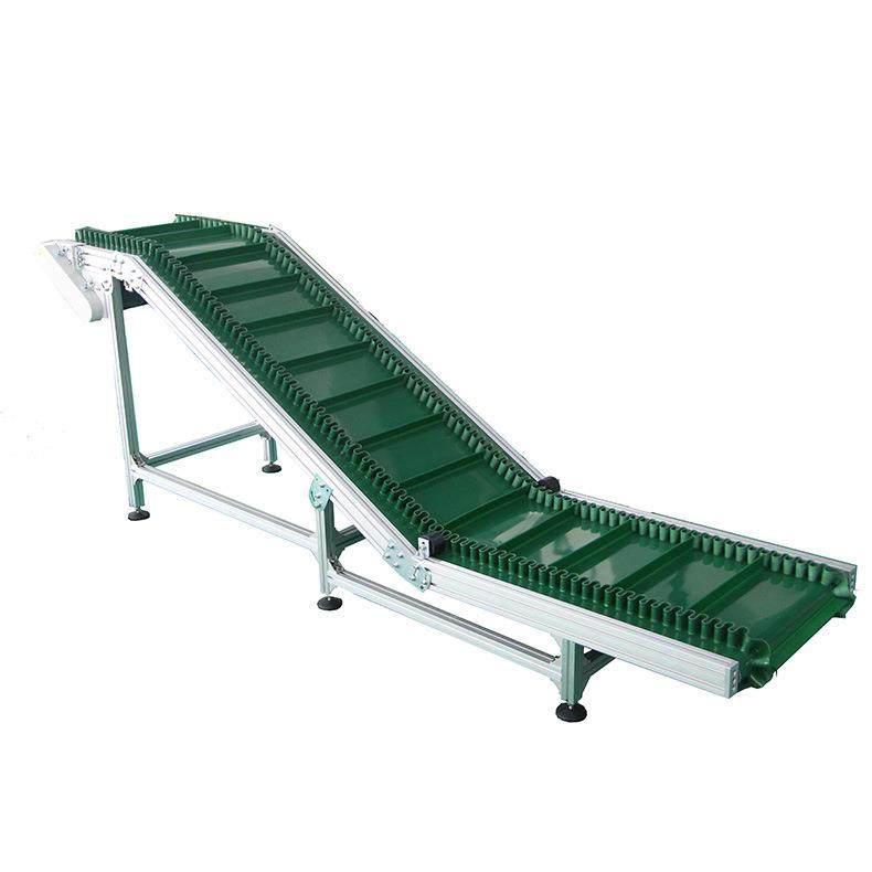 裙边挡板皮带输送机爬坡机注塑上料机挡板裙边输送带升降式传送机,搬运/仓储/物流设备,输送机,淘宝优惠券,粉丝福利购,淘宝优惠卷