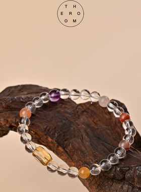 小确幸双A白紫水晶手串48h鉴赏