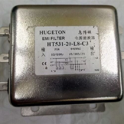HT531-10-20-30-40-50-L8-M4-M6-C3-E3-G3 380VAC 三相电源滤波器