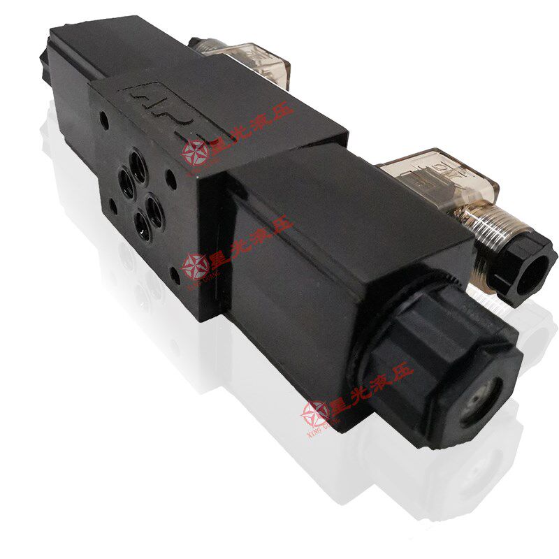 液压电磁换向阀单双头叠加双向配件线圈DSG-02-3C2/C4/C6三位四通