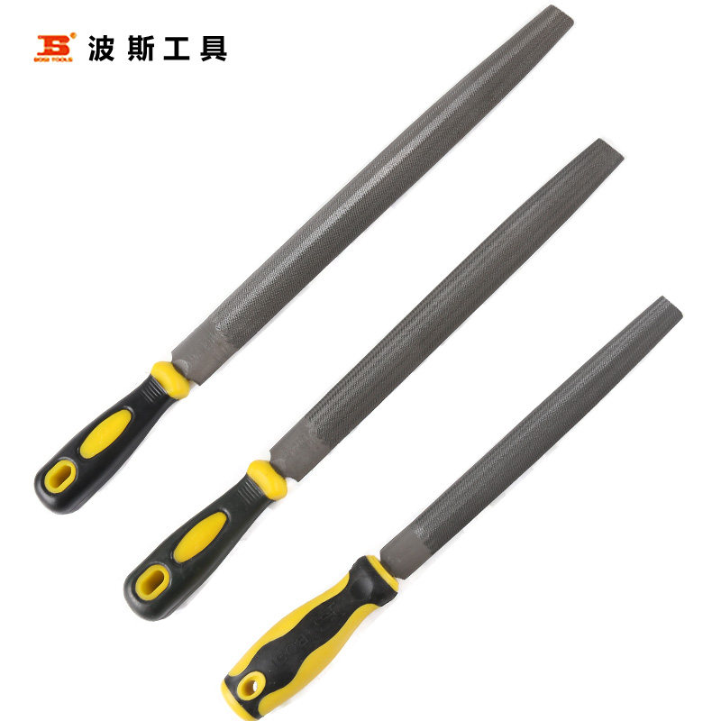 波斯工具 精品中齿半圆锉刀 6寸8寸10寸12寸中齿锉刀
